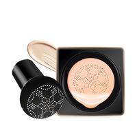 Waterproof Cover Cream, Moisturising Base, Makeup Foundation with Mushroom Shape Applicator, for Women, Ladies, Girlfriends, Mothers and