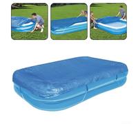 Waterproof Cover for Swimming Pools, PE Tarpaulin Material to Keep Your Pool Clean, Fits Various Sizes with Securing Accessories (305 * 205 * 25cm)