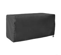 Waterproof CoverOutdoor Storage Container Protector210D Oxford Garden Bench CoverUV Resistant Patio Furniture ShieldWindproof Cover With Buckle StrapHeavy Duty Rain Snow Dust(130×60×71cm)