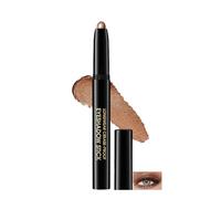 Waterproof Cream Eyeshadow Stick - Shimmer Blendable Eye Pencil - Long-Lasting Smudge-Proof 3-in-1 Makeup Crayon with Eyeliner and Highlighter For Mature Skin and Everyday Eye Looks (Caramel)