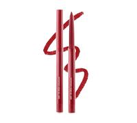 Waterproof Cream Gel Eyeliner Pencil - Long-lasting, Smudge-proof, Intense Color for Precise Lines and Defined Eyes | Perfect for Sensitive Skin | Easy to Apply, No Smudging, All-Day Wear（Red）