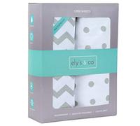 Waterproof Crib Sheet Toddler Sheet by Ely's & Co. no need for Crib Mattress Pad Cover or Crib Mattress Protector
