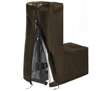Waterproof Cross Trainer Cover Dustproof Elliptical Exercise Machine Protector HeavyDuty Fitness Equipment Cover Fits CrossTrainers (Brown 140x64x165cm)