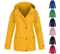 Waterproof Cycling Jacket Ladies Raincoat Jackets For Women Uk Elegant Rain Jacket Womens Raincoats Waterproof With Hood Size 22 Raincoats For Women Hooded Long Raincoat Women,Black1,L
