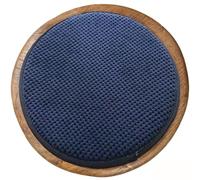 Waterproof Dark Blue Cushs for Benches & Stools - Custom Fit Seat Pads for Garden, Window Sills & Corner Benches - Easy to Clean, 45x210cm