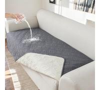 Waterproof Dark Gray 4-Seater Sofa Covers Non-Slip Couch Slipcovers Washable Pet & Kid Proof Protectors Furniture Covers for Ultimate Protection