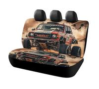 Waterproof Desert Trail Running Car Seat Cover Scratchproof Rear Seat Protector Universal Fit Bench Backseat Covers for Suvs Trucks Sedans Vans Pet Dog for Owners & Outdoor Enthusiasts Friendly