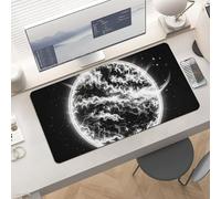 Waterproof Desk Pad 24x12 Non-Slip Rubber Burning of The Sun Mouse Pad for Keyboard & Laptop Foldable Office Computer Desk Mat Smooth Gaming Surface for Home Remote Work Desktop Accessories
