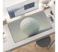 Waterproof Desk Pad 24x12 Non-Slip Rubber Golf Ball Mouse Pad for Keyboard & Laptop Foldable Office Computer Desk Mat Smooth Gaming Surface for Home Remote Work Desktop Accessories