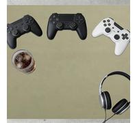 Waterproof Desk Pad 55 x 112 cm Non Slip Multifunctional Large Desk Pad Spill Resistant Durable Design for Office Home Decor, Green