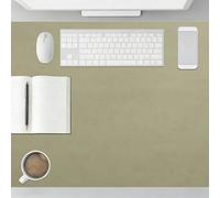 Waterproof Desk Pad 80 x 124 cm Non Slip Laptop Desk Mat Easy Clean for Office Work Home Decor, Green