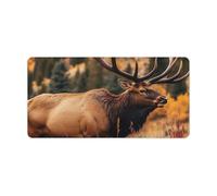 Waterproof Desk Pad Mouse Mat 24x12 Large Non-Slip Rubber Base Smooth Surface for Gaming Office Foldable Portable Wild Animals Desk Protector for Laptop Keyboard Accessories