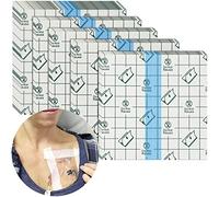 Waterproof Dialysis Catheter Shower Cover Large Coverage Shields for Peritoneal Dialysis Port Accessories PD Chest Catheter Central PICC Line Feeding Tube 9"x9"(Pack of 25)