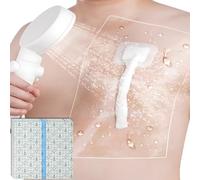 Waterproof Dialysis Catheter Shower Protector Shower Cover for Chest Port Site Shield Bandages Feeding Tube G Tube Accesorries(6"x 6", Pack of 50)