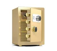Waterproof Digital Steel Fireproof Safe with Code Key Lock, Anti-Theft Security Filing Cabinet for Home Office, Easy to Operate,