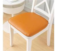 Waterproof Dining Chair Cushion, 1/2/4 Packs PU Leather Horseshoe Seat Cushion, Non-Slip Seat Pad Kitchen Chair Pad(Orange,40 * 43(1PACK))