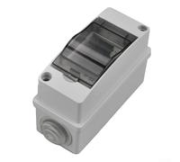 Waterproof Distribution Box IP65 ABS Plastic Solar PV Disconnect Switch for Photovoltaic Panel Grid Connected and Off Grid Systems with Transparent Cover and