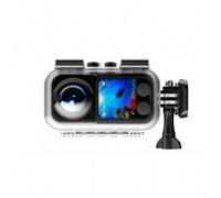 Waterproof Dive Case, Camera Case for Insta360 X6 ABS 60m | ABS Material, 60m Depth Rating, 16x7x5cm Compact Size, Transparent Design, Safety Latches, Diving Snorkeling Surfing