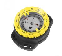 Waterproof Dive -Compass With Luminous Display - Enhanced Readability For Scuba, Snorkeling, Marine Exploration(Yellow)