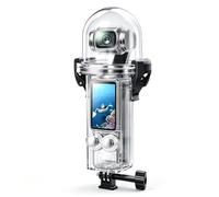 Waterproof Dive Housing Case with Anti-Fog Inserts for DJI Pocket4 Action Cameras
