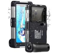 Waterproof Diving Phone Case for iPhone Samsung Galaxy Huawei Series Smartphones, Professional [50ft/15m] Outdoor Snorkeling Underwater Surfing Photo Video Cover (Black)