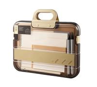 Waterproof Document Bag, A4 Waterproof Transparent Bag, File Storage Box with Handle - for Travel, Business, Work, School, Passport, Certificate, Receipt, Laptop and Tablet