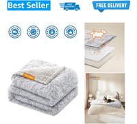 Waterproof Dog Blanket, Long Plush Pet Blanket for Medium and Large Dogs, Cat...