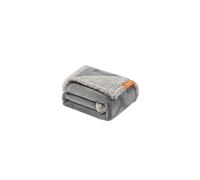 Feandrea Waterproof Dog Blanket, Sherpa Fleece Pet Blanket for Miniature and Small Dogs, Cats, 101 x 73 cm, M, Machine Washable, Reversible Dog Couch Cover Protector, Grey PPB040G01