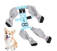 Waterproof Dog Boots - Waterproof Foot Protector Dog Shoes Leggings | Waterproof Dog Boots Dog Snow Boots for Small Medium Large Dogs Dirt Proof Fall Prevention Outdoor Walking Running Hiking