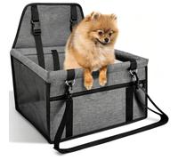 Waterproof Dog Car Seat for VW Caddy 2K Maxi 2003-2010 2011 2012 2013-2019, Breathable Folding Dog Booster Seat, Puppy Car Seat Travel Carrier Cage with Seat Belt Harness Restraint