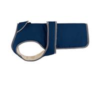 Waterproof Dog Coat for Cold Weather, Warm Jacket as Clothing for Small and Medium Breeds, Windproof with Reflective Strips, Durable Fabric, Equipped with (Navy, M)