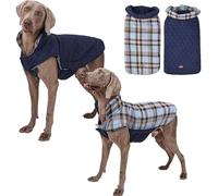 Waterproof Dog Coat, Reversible Plaid Jacket for Winter, Cozy Snowsuit for Small to Large Dogs - Ideal Cold Weather Vest, Comfortable & Stylish Pet Apparel