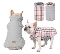 Waterproof Dog Coat, Reversible Plaid Jacket for Winter, Cozy Snowsuit for Small to Large Dogs - Ideal Cold Weather Vest, Comfortable & Stylish Pet Apparel