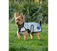 Weatherbeeta Comfitec Reflective Showerproof Dog Coat - Silver 30CM
