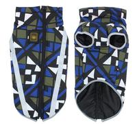 Waterproof Dog Jacket, Camouflage Winter Warm Reflective Coat Windproof Warm Clothes Cozy Dogs Winter Apparel Outdoor Clothes Pet,Blue,6XL