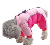 Waterproof Dog Jacket for Winter - Padded 4 Legs Coat for Small, Medium & Large Dogs