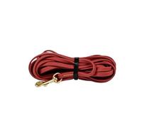 Waterproof Dog Leash 3M/6M/9M Easy Clean Rope Training For Large Medium Small Dogs(Deepred,9M)