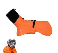 Waterproof Dog Raincoat, Dog Raincoat, Dog Raincoat, Breathable, Adjustable, Waterproof Raincoat with Night Reflective Safety Strips, Easy to Put on and Take Off