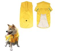 Waterproof Dog Raincoat for Small and Medium Dogs, Lightweight and Comfortable Pet Rain Jacket with Hood, Available in L XL XXL Sizes for Chihuahua, Poodle, Yorkshire Terrier (XL)