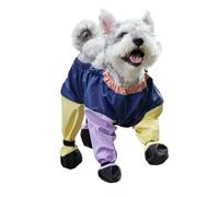 Waterproof Dog Snowsuit, Cold Weather Puppy Outfit, Small Medium Large Suit with Boots, Insulated Nylon Jumpsuit, Winter Wear with Non Slip, Pet Apparel for Outdoor Walking