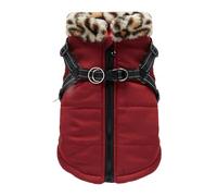 Waterproof Dog Vest - Dog Jacket Waterproof | Pet Puppy Reflective Apparel Outfit, Pet Clothes with Reflective Stripe, Adjustable Dog Winter Coat for Small and Medium Large Pet Dogs