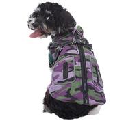 Waterproof Dog Vest - Winter Jacket for Pet Dogs | Reflective Winter Warm Coat for Pet Puppies - Dog Winter Coat with Zipper Back for Camping, Running, Hiking, Skiing