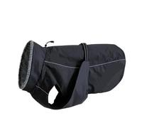 Waterproof Dog Winter Coat Vest Outdoor Walking Warm Pet Jacket Clothes For Large Small Dogs(Black,60cm-23.6in-Length)