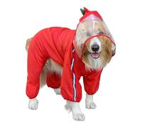 Waterproof Dogs, Waterproof for Pets with Hood, Waterproof for Dogs, Lightweight Anti Lace Coat for Outdoor Activities, Dressed in M