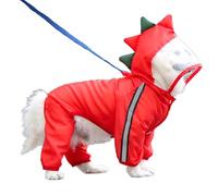 Waterproof Dogs, Waterproof for Pets with Hood, Waterproof for Dogs, Lightweight Anti Lace Coat for Outdoor Activities, Dressed in M
