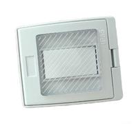 Waterproof Doorbell & Wall Socket, IP55 Weatherproof Doorbell Switch and Socket Cover for 250V 10A 13A and 16A Installations Wall Decoration(JYL-1GS)