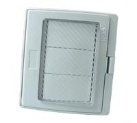 Waterproof Doorbell & Wall Socket, IP55 Weatherproof Doorbell Switch and Socket Cover for 250V 10A 13A and 16A Installations Wall Decoration(YLL-3GS)