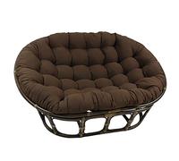 Waterproof Double Outdoor Chair Cushions 170 x 120 cm for Patio & Hanging Basket Chairs Soft White Garden Seat Pads Ideal for Comfort & Style