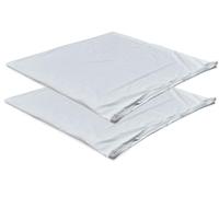 Waterproof Down Feather Proof Euro Pillow Case 26x26 Inch 2 Pack European Size Pillow Cases for Square Throw Pillows