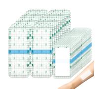 Waterproof Dressings for Wounds,40 Pcs Adhesive Waterproof Bandage with Cotton Absorbent Pad,Waterproofs Wound Dressing for Swimming Shower Tattoo Aftercare Skin Protection(2 Sizes,20 Pcs per Size)